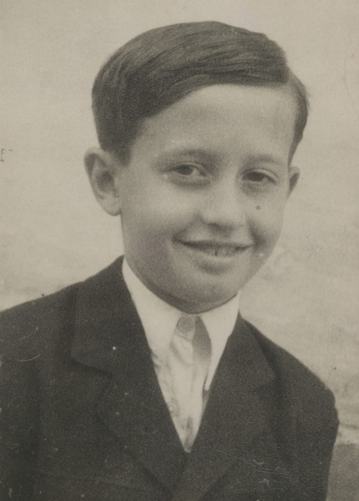 Péter Horváth als kleiner Junge in Sopron